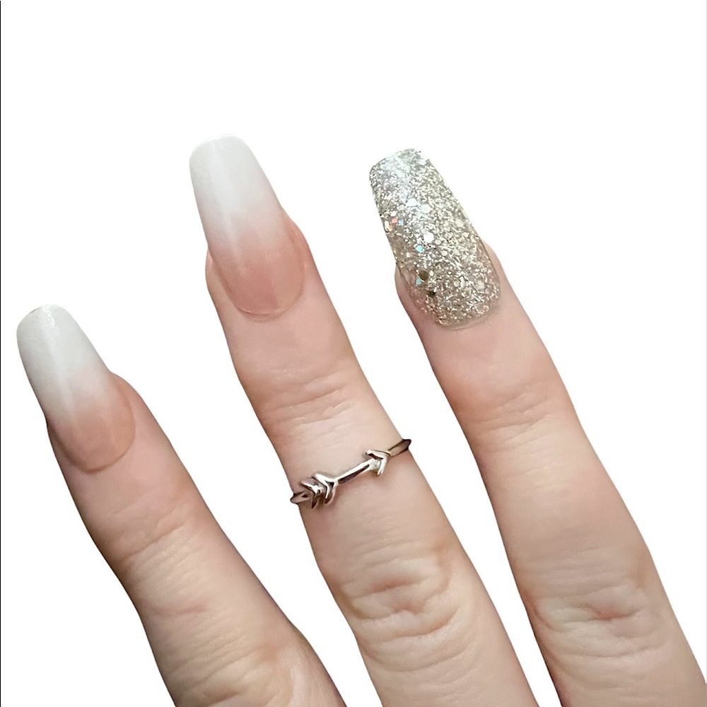 Sterling Silver Arrow Ring (Size 4)